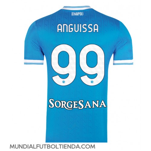 Camiseta SSC Napoli Frank Anguissa #99 Primera Equipación Replica 2025-26 mangas cortas Camiseta SSC Napoli Frank Anguissa #99 Primera Equipación Replica 2025-26 mangas cortas